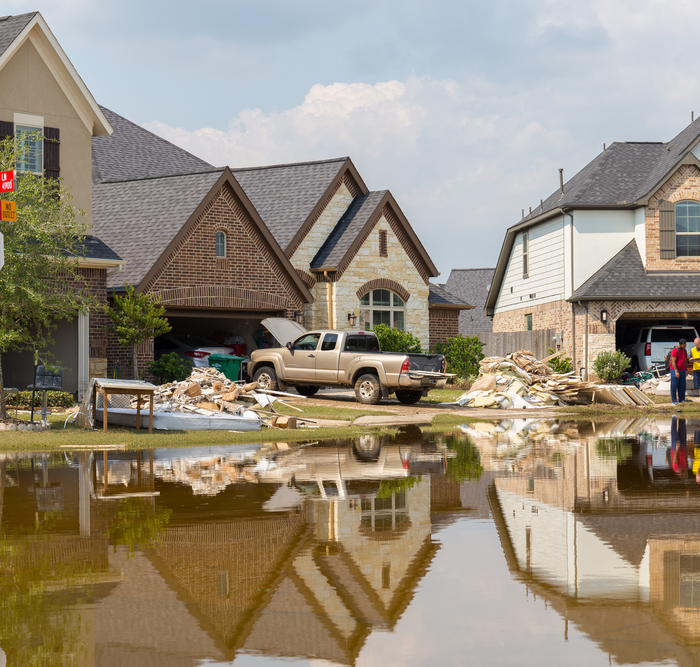 flooded street after a hurricane