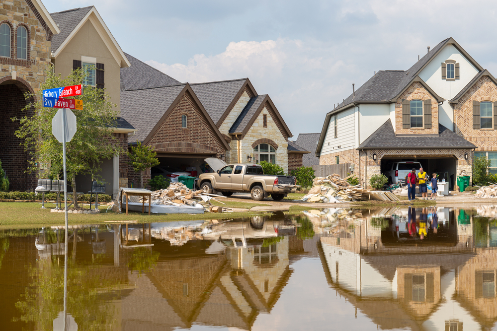 flooded street after a hurricane