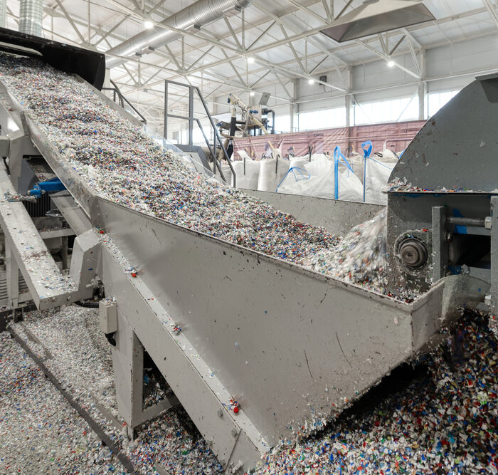 plastic shredding machine