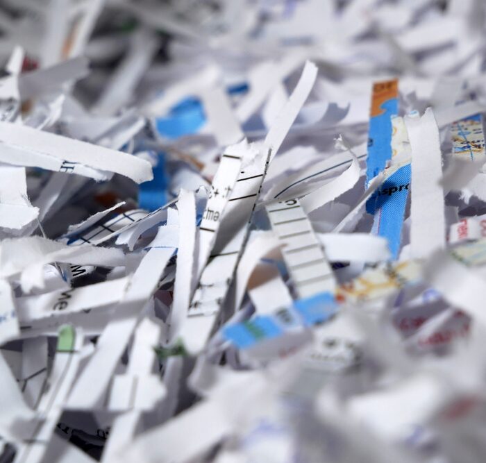 shredded medical records
